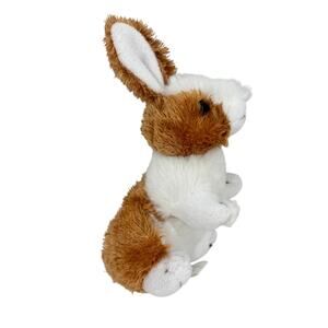 Wishpets Whiskers Bunny Rabbit Mini Plush Brown White 6 Inch Stuffed Animal Toy